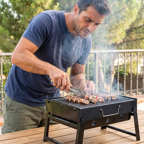 BearBQ — Barbacoa Portátil Plegable
