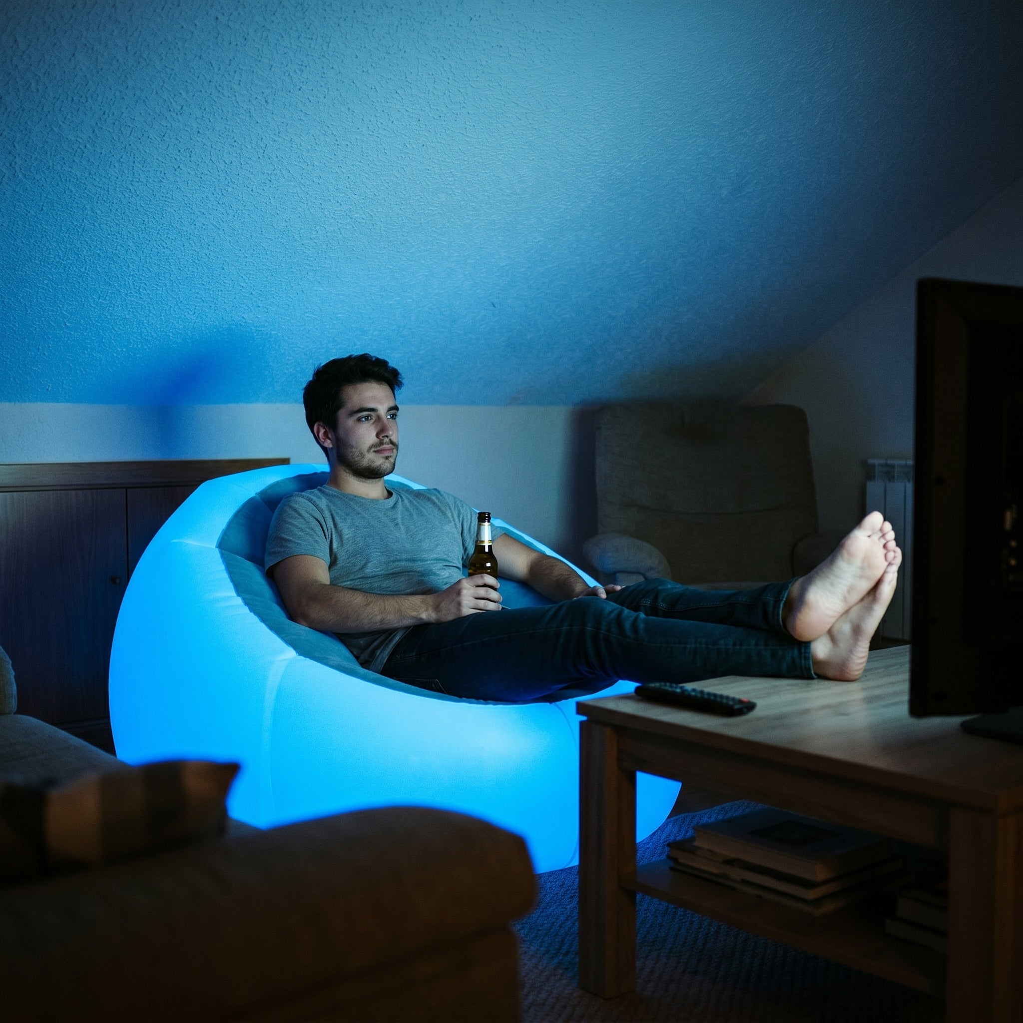 Chight — Sillón Hinchable LED