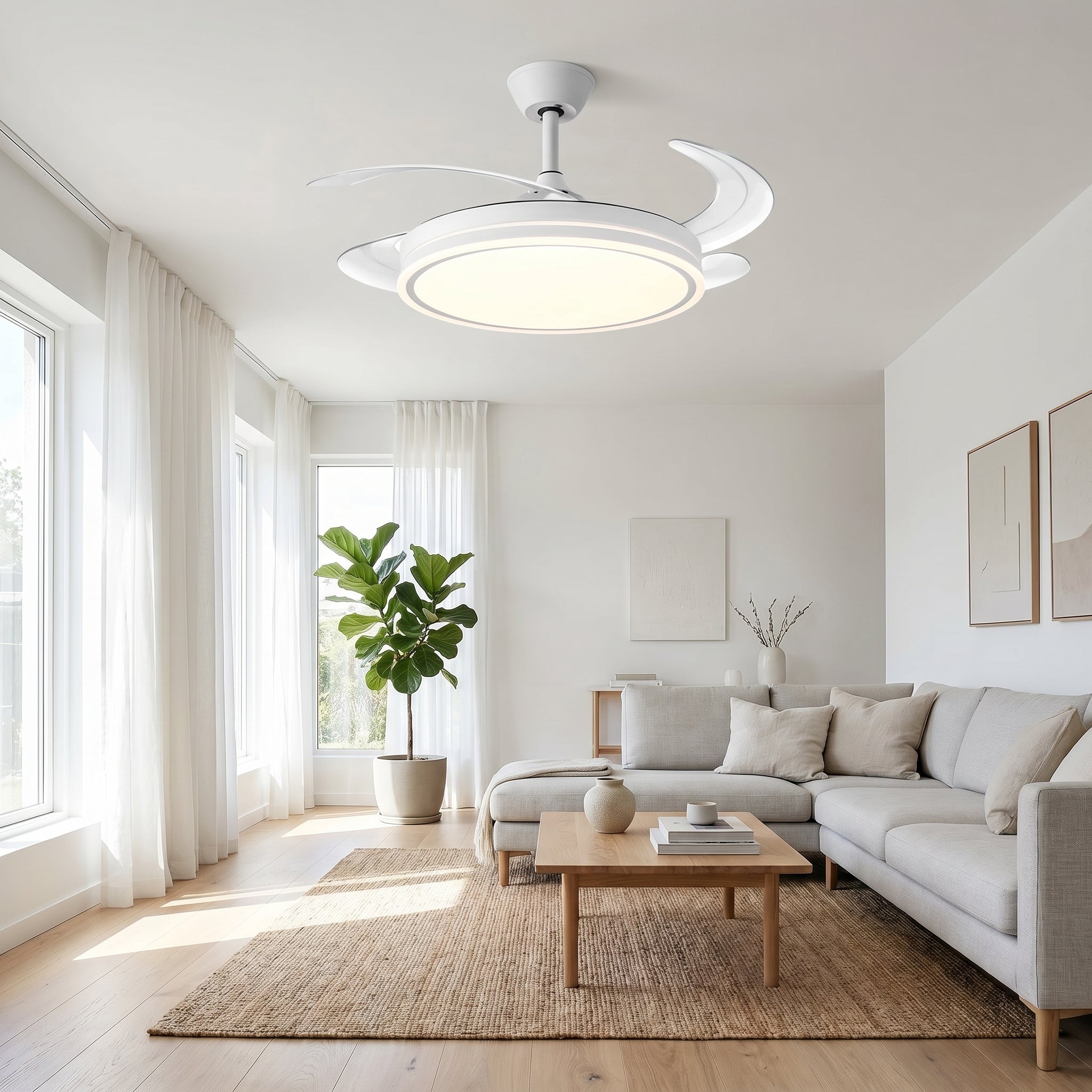 Brisa LED — Ventilador de Techo con Luz