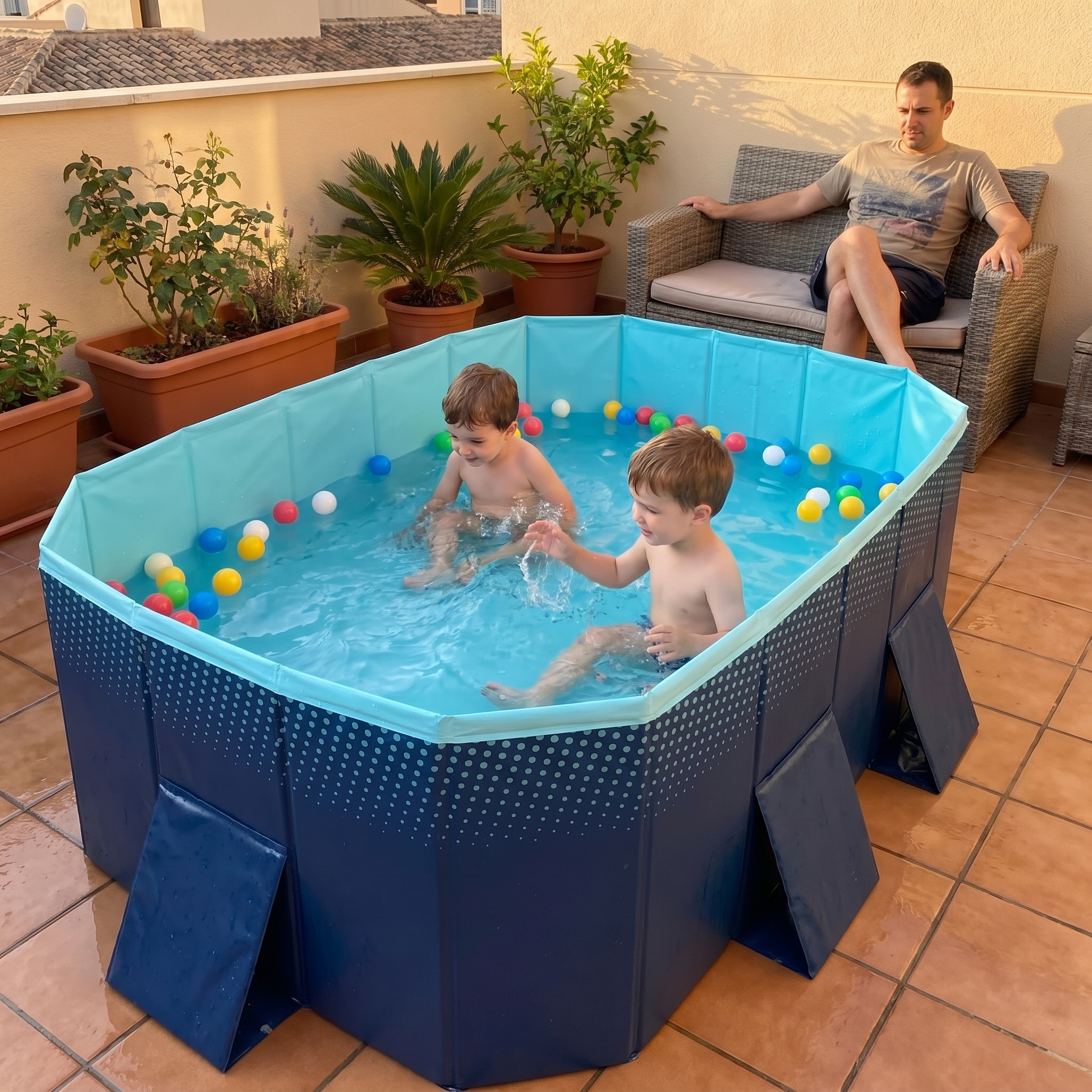 Piscina Plegable— 600L