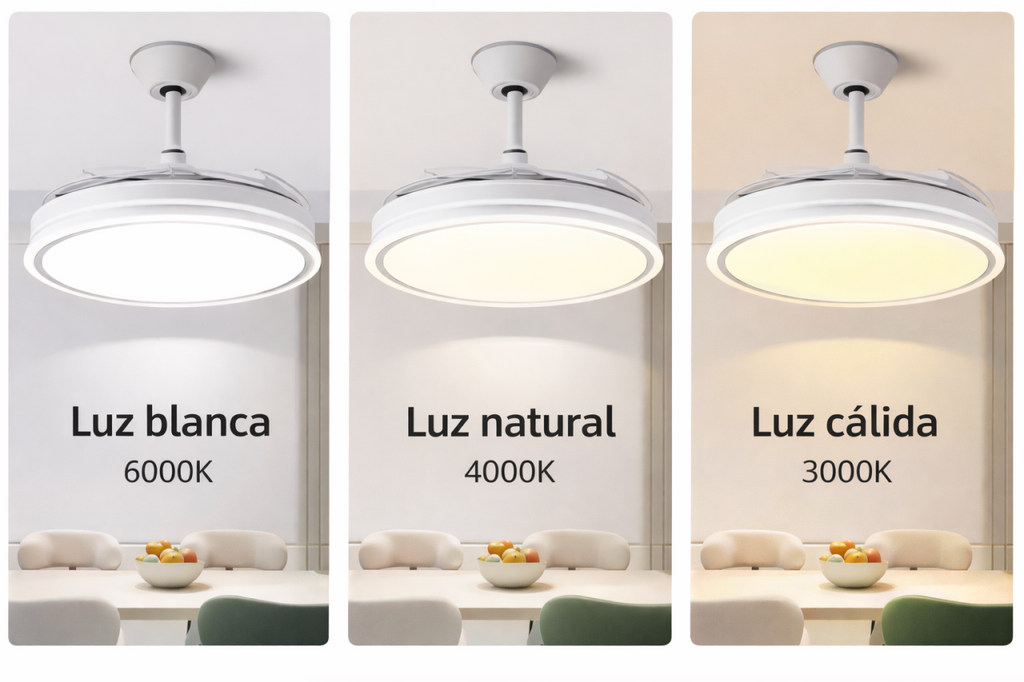 Brisa LED — Ventilador de Techo con Luz
