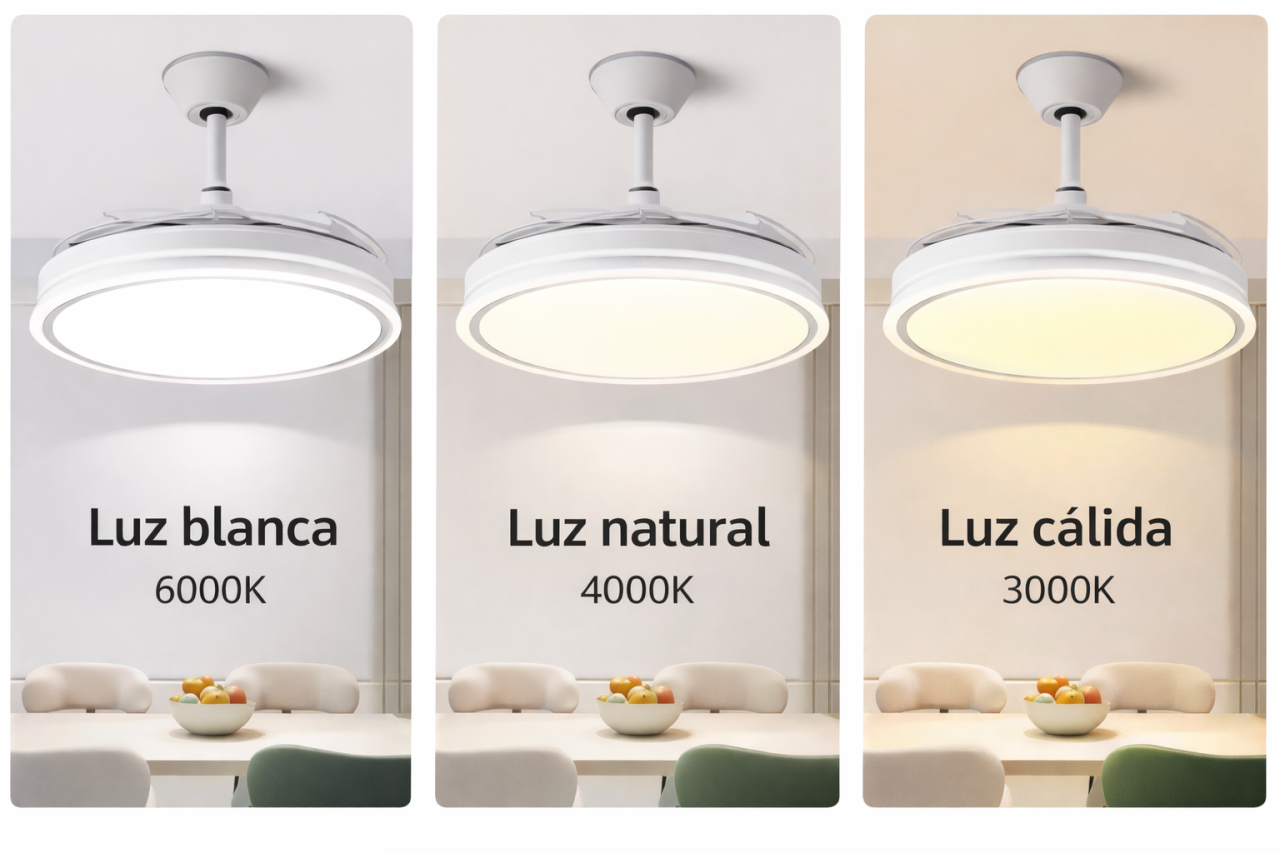 Brisa LED — Ventilador de Techo con Luz